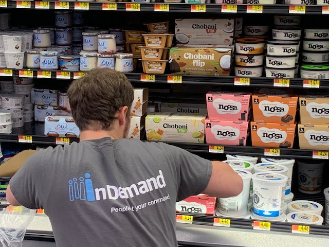 InDemand Services team member supporting retail store operations